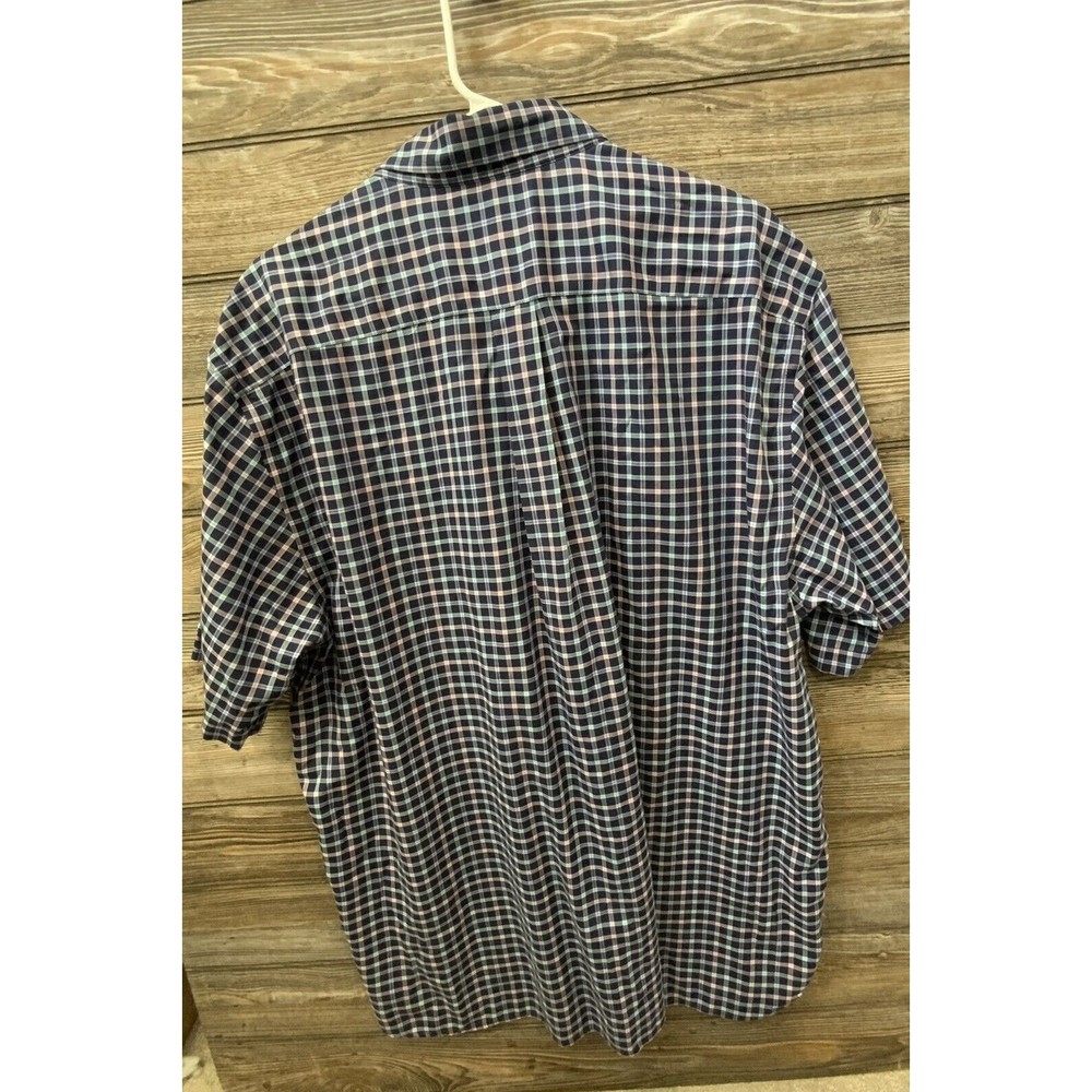 Daniel Cremieux Signature Men's X-Large Blue Plaid Long Sleeve Button Up Shirt - Picture 2 of 5